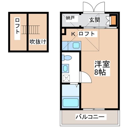 Sain　Kの物件間取画像